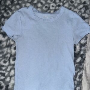 American Eagle Outfitters Light Blue Kids Shirt